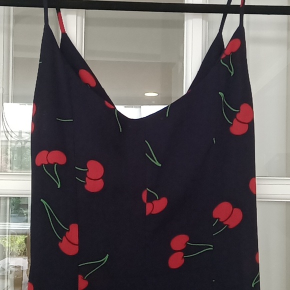 AQUA Brand Cherry Print Dress - Picture 5 of 6